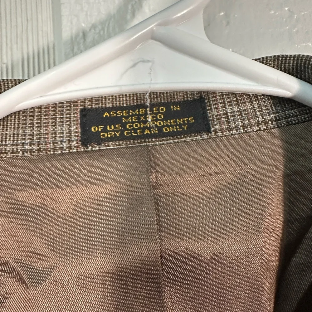 John L. Blair Personal Choice Brown Men’s Sport Coat No SZ See  Measurements EUC